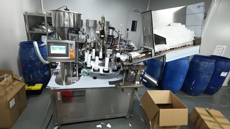 Tube Filling and Sealing Machine