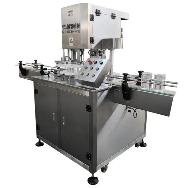 : Rotary bottle filling machine with stainless steel nozzles