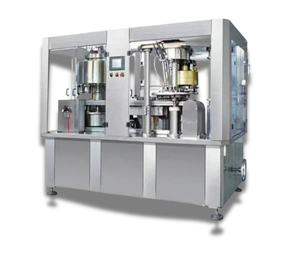 display of can filling machine