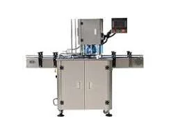 Automatic rotary can seaming machine on a canning line