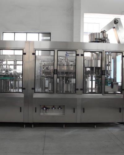 Automated filling line with multiple dosing nozzles