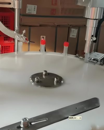 Rotary table component used in bottle filling machinery