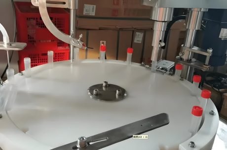 Rotary table component used in bottle filling machinery