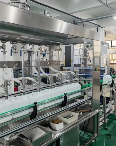 : Stainless steel packaging machine with conveyor system