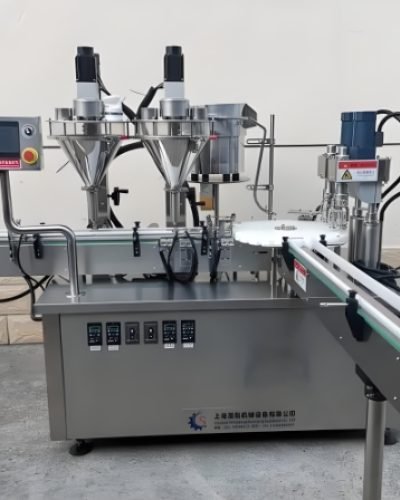 Multi-nozzle powder filling machine for uniform dosing
