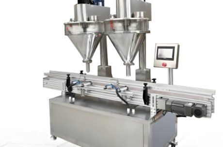 Automatic powder filling and packaging machine system