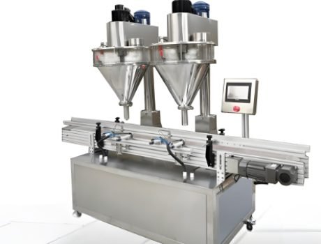 Automatic powder filling and packaging machine system